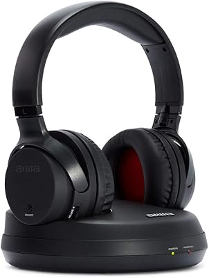 Aiwa WHF-880 HF-hoofdtelefoon met PLL-hoofdtelefoon voor tv's - outlet/retourdeal