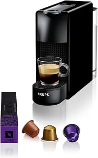 Nespresso Krups Essenza Mini XN1108 koffiecupmachine, 0,6 liter, 19 bar, Energiebesparende modus, Zwart