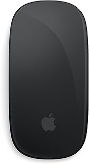 Apple Magic Mouse: Bluetooth, oplaadbaar. Werkt met Mac of iPad; Zwart, Multi Touch-oppervlak (USB-C)