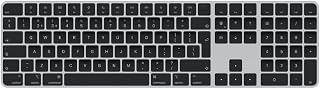 Apple Magic Keyboard met Touch ID en numeriek toetsenblok: Bluetooth, oplaadbaar. Werkt met andere Mac-computers met Apple silicon; Internationaal Engels, Zwarte toetsen