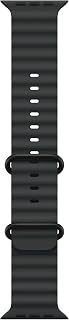 Apple Watch Band - Ocean Band - 49 mm - Zwart - One Size