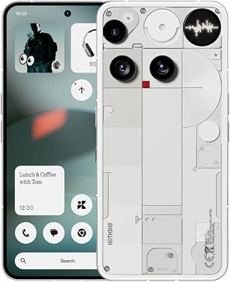 Nothing Phone (3) – Handy mit 50 MP Triple-Kamera, 24h Silizium-Kohlenstoff Akku, 6,67" 120Hz AMOLED Display, Glyph Matrix, 12GB + 256GB – Weiß