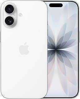 Apple iPhone 17 256 GB: 6,3-inch display met ProMotion, A19-chip, Center Stage-camera aan de voorkant voor slimmere groepsselfies, betere krasbestendigheid, batterij voor een hele dag; Wit