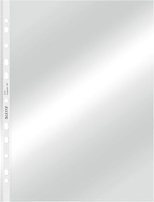 Leitz 4770-00-02 brochurehoezen standaard A4, glashelder 80 my open PP Inh.100