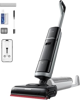 DREAME H15 Pro Heat nat droog stofzuiger, 85 °C warm vloer reinigen, GapFree AI-robotarm, slim RGB-detectie, 22kPa zuigkracht, 0 klit, 100 °C borstel wassen, 5 min 90 °C droog, app-beheer navigatie