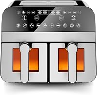 Comfy Nest CNAFD45WS 2400 W digitale heteluchtfriteuse met dubbele - outlet/retourdeal
