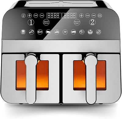 Comfy Nest CNAFD45WS 2400 W digitale heteluchtfriteuse met dubbele - outlet/retourdeal