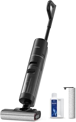 DREAME H12 Pro Nat- en droogzuiger snoerloze steelstofzuiger randreiniging zelfreinigende borstel LED-display 900ML watertank 35min bedrijfstijd Tapijt Huisdierhaar