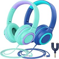 iClever 2 Pack Kids hoofdtelefoon voor meisjes jongens 85dBA Safe - tweedehands - zeer goed — outlet/retourdeal