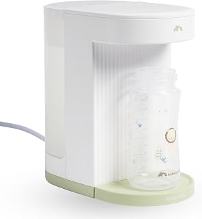Bebeconfort Instant Baby Flesvoorbereider, Precieze Temperatuur In Seconden, Stille & Snelle Flessenwarmer Baby, Warmwaterdispenser (80 °C), 1,1 l Reservoir, Geheugenfunctie, Reinigingsmodus, Compact