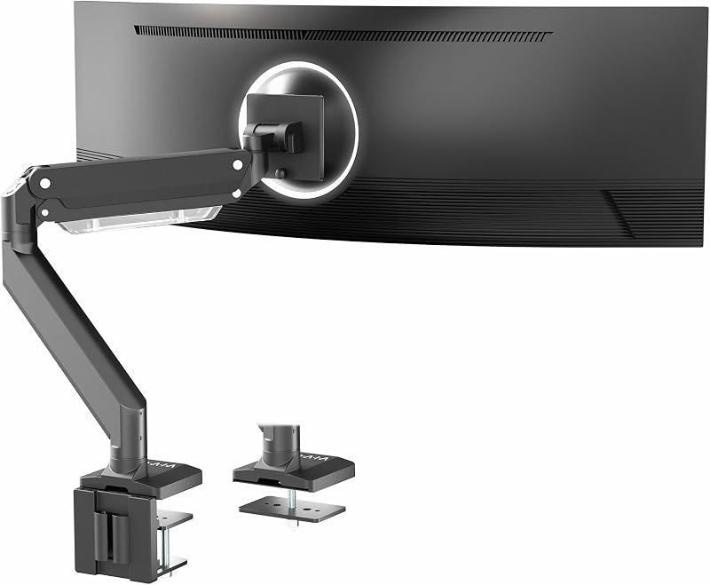VIVO Premium Aluminium Heavy Duty Monitorarm voor Ultrawide Monitoren - outlet/retourdeal