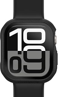 OtterBox Eclipse Watch-bumper met geïntegreerde glazen schermbeschermer voor Apple Watch Series 11/10-46mm, gehard glas, schokbestendig, valbestendig, slanke beschermhoes voor Apple Watch, Nero