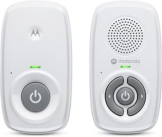 Motorola Nursery AM21 Audio Babyfoon - Digitale monitor met DECT-technologie voor audiobewaking - Groot bereik - Microfoon met hoge gevoeligheid - Wit