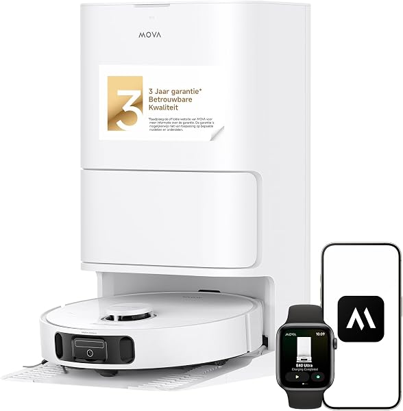 Mova E40 Ultra Robot Aspirapolvere e Lavapavimenti 19000Pa con - als nieuw — outlet/retourdeal