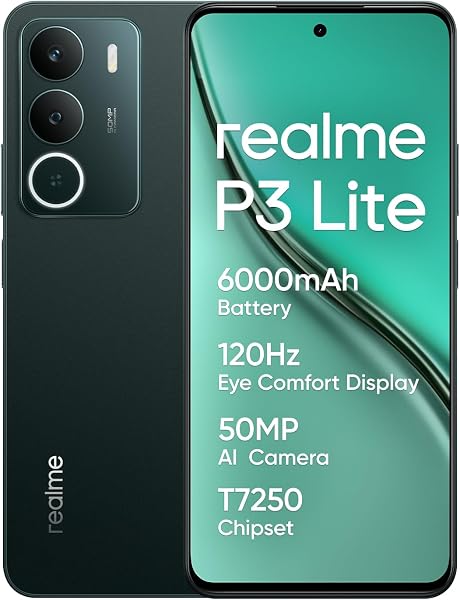 Realme P3 Lite 8+256GB 6.67" Pine Green 4G DS EU - outlet/retourdeal