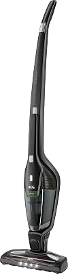 AEG Serie 3000 Ergorapido CX7-2-45MÖ 2-in-1 accustofzuiger, 50% gerecycled materiaal, zakloos, tot 45 minuten looptijd, vrijstaand, wendbaar, borstelreinigingsfunctie, led, 0,5 l, zwart