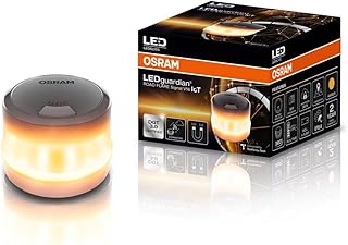 OSRAM LEDguardian ROAD FLARE Signal V16 IoT, DGT 3.0 gecertificeerd LED-waarschuwingslicht, verplicht gebruik in Spanje, 1900K, realtime lokalisatie