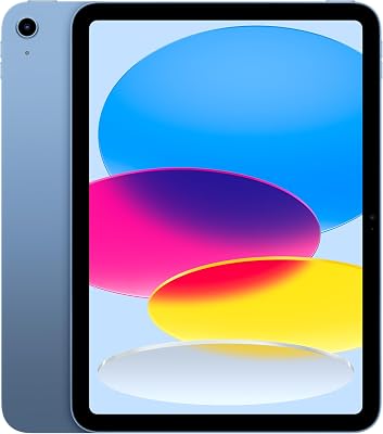 Apple iPad met A16 chip: 11 inch Liquid Retina-display, 128 GB, wifi 6, 12 MP camera aan de voor- en achterkant, Touch ID, batterij voor een hele dag – Blauw