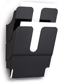Durable 170900808060 Folderhouder FlexiPlus 2 A4, 1 set, zwart, met een lange levensduur.