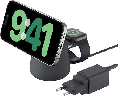 Belkin BoostCharge Pro 2-in-1 draadloze oplader met Qi2 (15 W) - tweedehands - zeer goed — outlet/retourdeal