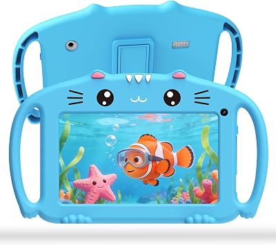 Ascrecem Kinder Tablet 7 Inch Kids Tablet Android met WiFi Quad Core - outlet/retourdeal