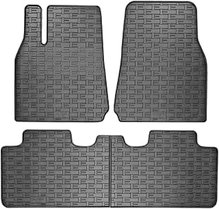 Rubber matten compatibel met Tesla Model Y 2020- (3-delig + montagesysteem)