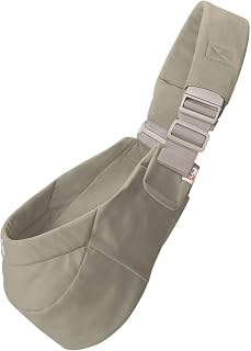 Ergobaby Upsie Sling Baby heupdrager, ergonomische heupdrager voor baby's en peuters vanaf 6 maanden (7,7-20,4 kg), spontaan schakelen tussen lopen en dragen, zacht olijfgroen | Bedoeld voor kortdurend gebruik - Ideaal voor optillen en neerzetten - ergonomische draagzak - 7,7 tot 20,4kg, Soft Olive