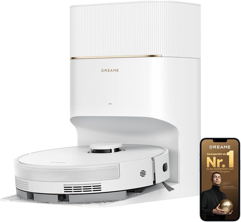 DREAME D20 Pro Plus robotstofzuiger met DuoBrush voor dierenharen - outlet/retourdeal