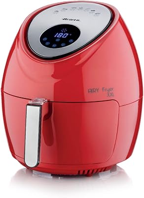 Ariete 4618 Airy Fryer XXL - Airy Fryer - Frituren 2,5 kg friet - 7 liter - koken zonder olie en vet - 1800 Watt - Rood
