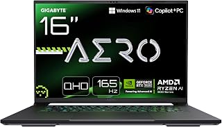 Gigabyte AERO X16 Gaming laptop, Copilot+ PC, 16 inch, 165 Hz WQXGA, Ryzen AI 7 350, GPU RTX 5070, 32 GB DDR5, 1TB Gen4 SSD, Windows 11 Home, 2 jaar garantie, Aero X16 1WH93ITC64DH
