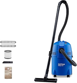 Nilfisk Buddy II 18L nat- en droogzuiger voor huis, tuin en auto - stofzuiger met of zonder zak (1200 W)