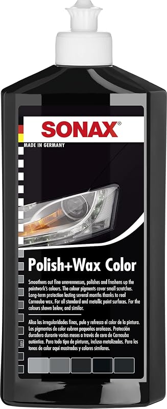 SONAX Poets+Wax Color zwart (500 ml) nagellak met zwarte - outlet/retourdeal