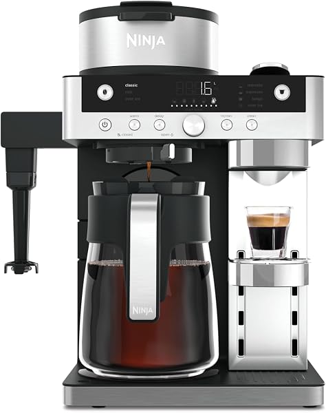 Ninja Prestige 2-in-1 koffiezetapparaat met ingebouwde melkopschuimer - tweedehands - als nieuw — outlet/retourdeal