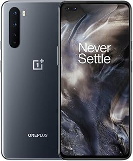 OnePlus NORD (5G) Smartphone, 6.44 Inch Fluid Amoled Display 90Hz, 8GB RAM + 128GB Opslag, Quad Camera, Warp Charge 30T, Dual Sim, Onyx Grey