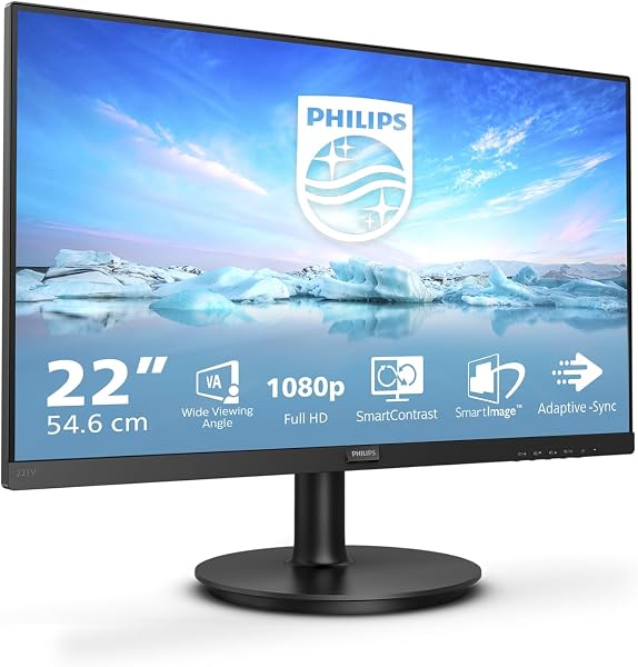 Philips Monitoren 221V8/00-22 inch - tweedehands - als nieuw — outlet/retourdeal