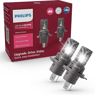 Philips Ultinon Access Led-autokoplamp (H4), ultracompact, direct-fit, 80%, 6.000 K, 2 stuks