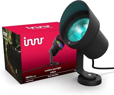 Innr XL Tuinspot voor Buiten - Smart Tuinverlichting LED Buiten - Wit en 16 Miljoen Kleuren - Uitbreidingset - Basisset Noodzakelijk