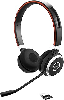 Jabra Evolve 65 MS stereo draadloze Bluetooth-headset voor pc/smartphone/tablet, telefoneren en muziek beluisteren