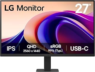 LG 27U631A-B 27' QHD IPS-Monitor mit USB-C