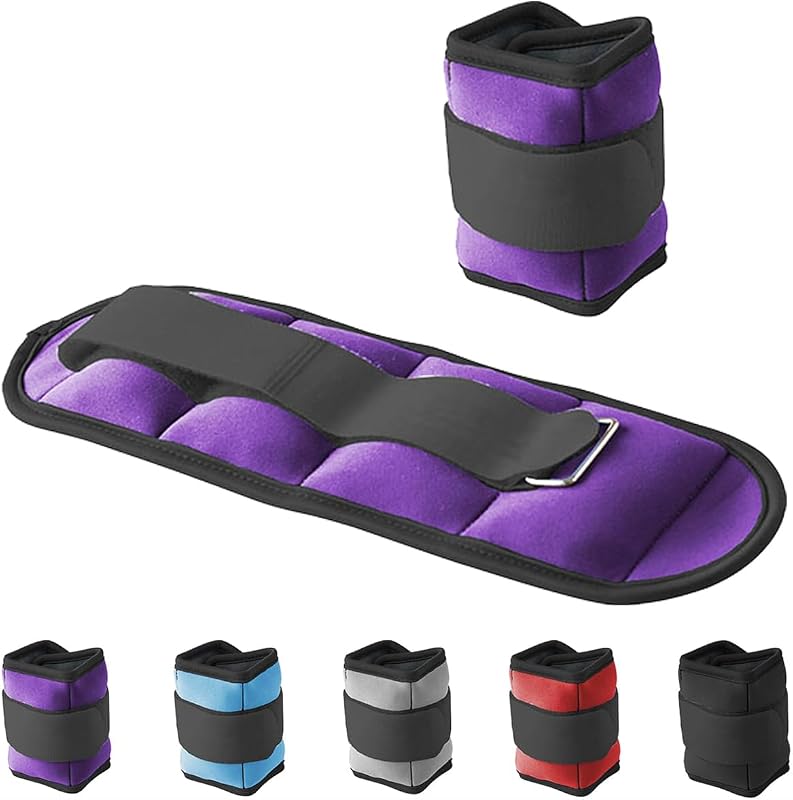 G5 HT SPORT Weighted Ankle Wraps Weighted Wristbands | Adjustable With Velcro Closure | For Fitness, Yoga, Rehabilitation, Jogging, Gymnastics, Aerobics, Gym
