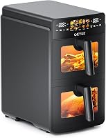 OKYUK heteluchtfriteuse 2 kamers 10 l - outlet/retourdeal