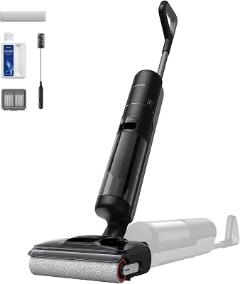 DREAME H12 Pro FlexReach natte en droge stofzuiger, 180° plat bereik, in 5 minuten droog, zuigkracht van 18 kPa, heet water van 90 °C, reiniging langs twee randen, reinigingstijd van 50 minuten