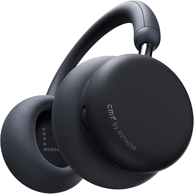 CMF Headphone Pro - Draadloze Over-Ear Bluetooth Koptelefoon – Tot 100u Batterij, Hi-Res met LDAC, Ruimtelijk Geluid, met Actieve Ruisonderdrukking – Donkergrijs