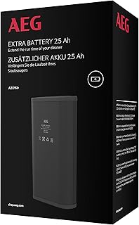 AEG AZE150 Vervangende accu voor AP8000 (reserveaccu, lange looptijd, snel wisselen, 2,5 Ah capaciteit, sterke prestaties, zwart)