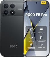 XIAOMI POCO F8 Pro Smartphone 12+512GB Black 6210mAh (typ) Battery - outlet/retourdeal