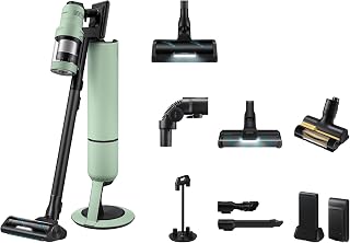 Samsung VS90F40EEM/WD Bespoke AI Jet Ultra accu + CompleteClean, accu-handstofzuiger incl. accessoires, 400 W, 2 accu's, all-in-one station, Active Dual & Slim LED + borstel, Pet Tool+, Satin Mint