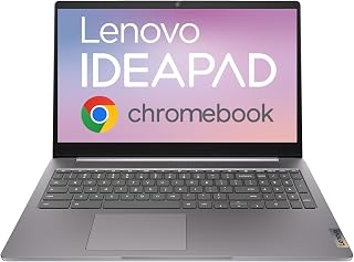 Lenovo IdeaPad 3 Chromebook Laptop | 15,6 inch Full HD Laptop | Intel Pentium Silver N6000 | 8GB RAM | 128GB eMMC | Chrome OS | Arctic Grey