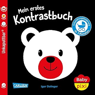 Baby Pixi (unkaputtbar) 156: Mein erstes Kontrastbuch ab 3 Monaten: wasserfest, schadstoffgeprüft, reißfest