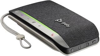Poly - Sync 20 Bluetooth/USB-C Conferentiële Luidsprekers - Draagbaar handsfree - Ruis en Echo-onderdrukking - Verbinding met mobiele telefoons of computers - Teams (gecertificeerd), Zoom