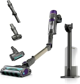 Shark PowerDetect Clean & Empty Cordless Vacuum Cleaner, DuoClean Detect, Reverse Clean, 2L Auto-Empty Base, Anti-Hair Wrap Plus, 70 Min Runtime, Lightweight, Pet & Multi-Surface Tools, Grey IP3251EUT
